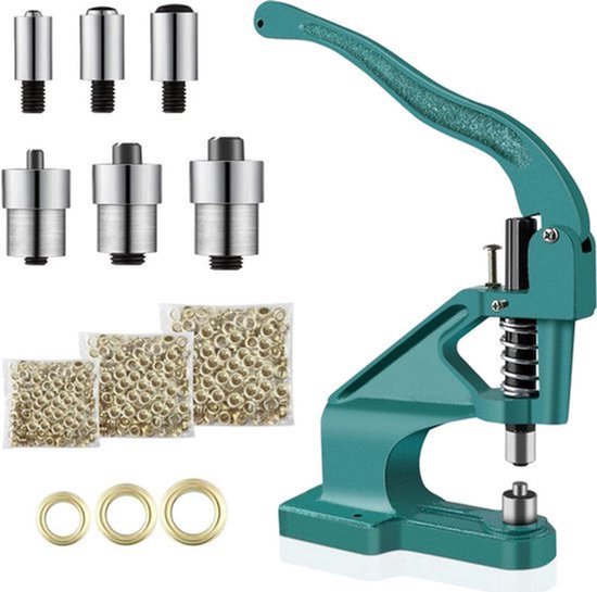 1. Doorvoertulemachine - Handpers voor Zware Klussen2. Handpersmachine voor Oogjes - Klinknagelpers met 3 Stanssets en 900 Oogjes in 6mm / 10mm / 12mm3. Krachtige Gietijzeren Handpers met Terugtrekveer - Ideaal voor Doorvoertules