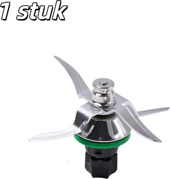 1 stuk - Accessoires voor keukenmachine - Voor Thermomix TM5/TM6 - Universele messenset - Vervangende mengmessen - Mixmessen voor koken - Geschikt voor keukenmachines, enz. - Zilver van Merkloos