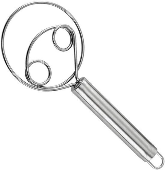 1 stuk deeggarde Roestvrijstalen deeggarde Hollands brooddeeg Handmixer Keukenbakgereedschap Broodbakgereedschap
