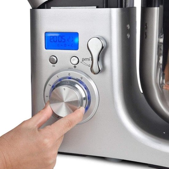 10 Litres 6 Speed Impulse Control LED Display K Scoop Dough Hook Hand Mixer + Baking Tray - MK-6043 van MasterKraft