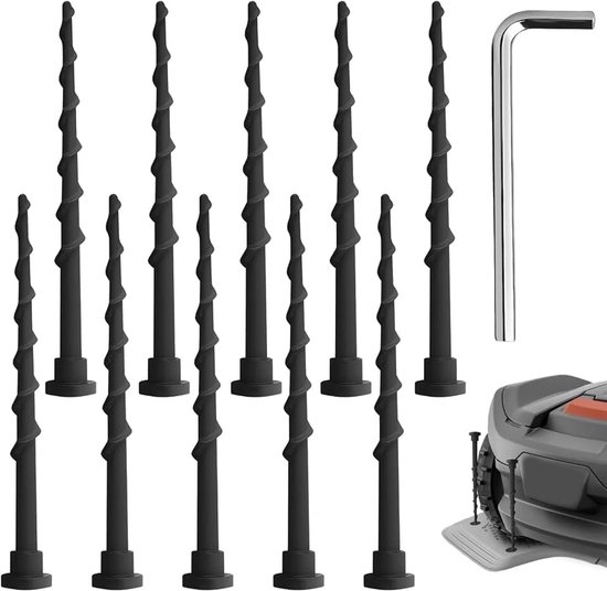 10 schroeven voor grasmaaiers, voor Husqvarna Automower 105 305 308 | lengte 13,7 cm, stabiele en eenvoudige montage