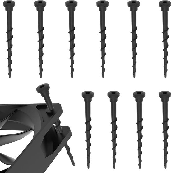 10 Stuks Grasmaaier Laadstation Schroef Aardschroeven Robotmaaier Aardschroef Garage Robotmaaier Kunststof Compatibel met Husqvarna Automower 105 305 308 lengte 13,7 cm tuingereedschap