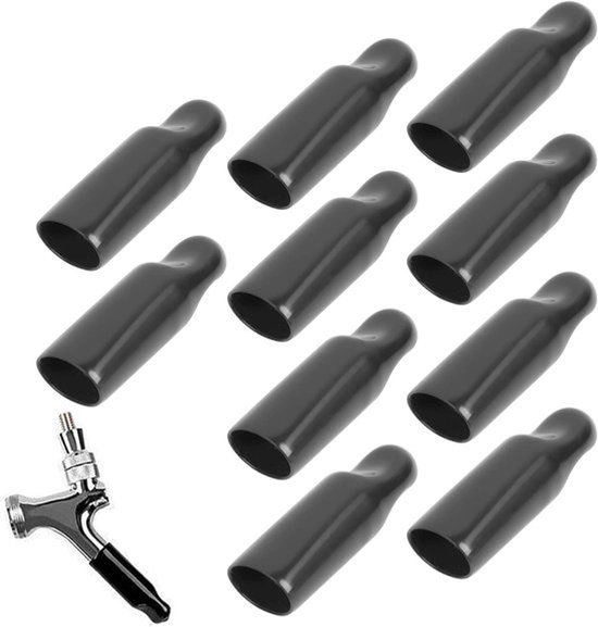 10 Stuks Kegerator Tapdeksel voor Bier, PVC Nippel Cap voor Thuisbrouwerij en Bieraccessoires