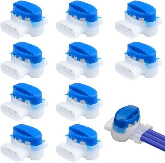 10 stuks waterdichte kabelverbinders voor robotmaaiers, aansluitklemmen kabelklemmen 314 kabelverbinders, compatibel met automower grasmaaiers robotmaaiers