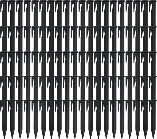 100 stuks grondpennen voor robotmaaier, 8,2 cm, grondpen voor robotmaaier, bevestigingsharingen, spijkers voor kabelmaaier, accessoires voor gazonreparatie