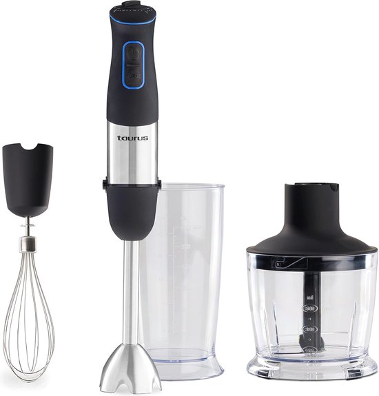 1000W Handmixer - Roestvrij Staal, 20 Snelheden & Turbo-Functie van Merkloos