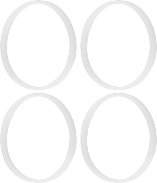 10cm Rubber Pakkingen - Witte Seal Ringen - Vervangende Onderdelen voor Seal Ring Cups - Afdichtingspakkingen van Merkloos