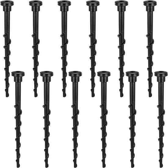 12 Aardeschroeven voor Grasmaairobot, 13.7cm Oplaadstationschroeven voor Husqvarna Automower 105 305 308, Tuingereedschap Aardeschroeven
