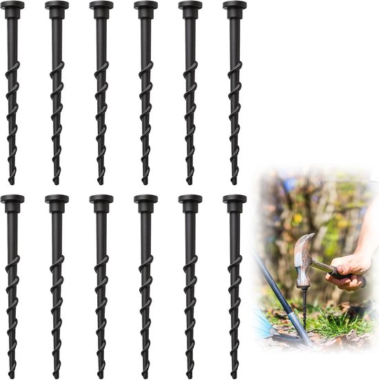 12 stuks aardbouten, 14 cm grasmaaier, laadstation schroeven voor automatische grasmaaiers 105 305 308, garage vloerspijkers, schroefrobotmaaier voor campingtenten