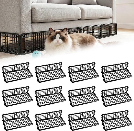 12 stuks speelgoedblokkers, bank, onder de bank, blokker voor huisdieren