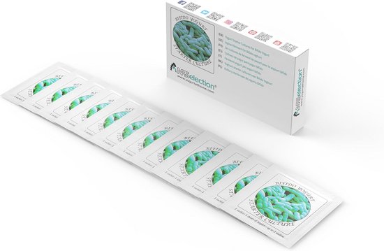 12 Zakjes Gevriesdroogde Startculturen voor Zelfgemaakte Bifido Yoghurt van Cultures for Health