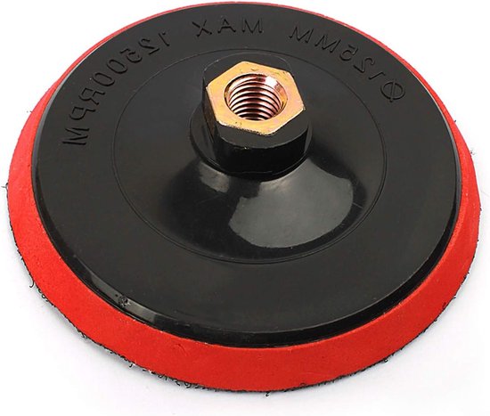 125mm Haak-en-lus Interface Achterpad voor Polijsten en Schuren met Hoekslijper voor Diamant Polijstpads en Schuurpapier van Merkloos