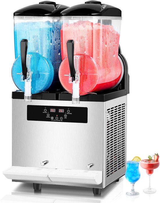 12lx2 Slush-Ijsmachine voor Commerciële Drankbereiding van Merkloos