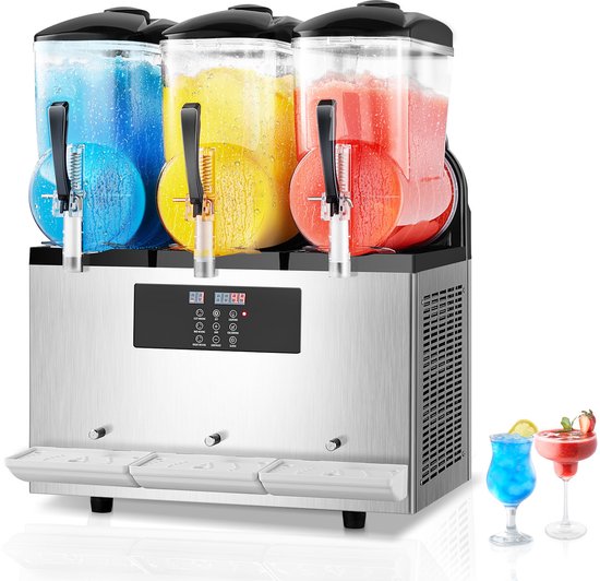 12lx3 Commerciële Slushmachine voor Dranken en Smoothies van Merkloos