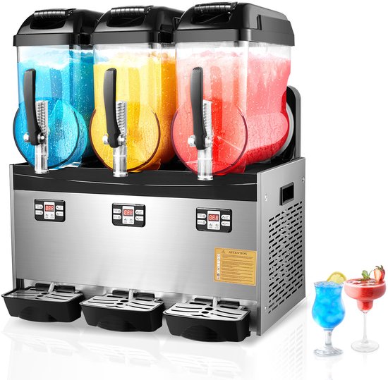 12lx3 Slush-Ijsmachine voor Smoothies en Drankjes van Merkloos