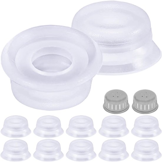 14 Stuks Vervangende Onderdelen Vlotterklep Pakkingen Anti-Blok Cover voor Instant Pot Duo 3, 5, 6, 8 Qt, Duo Plus, Ultra, LUX 3, 8 Qt Snelkookpan Float Siliconen Afdichting Caps Accessoires