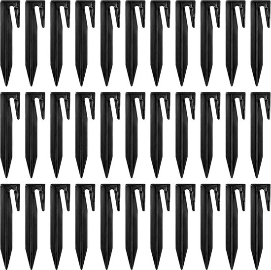 150 stuks aardspijkers voor robotmaaier, begrenzingskabel, haak-aardanker gemaakt van stabiele PP-nagels, aardanker, accessoires, compatibel