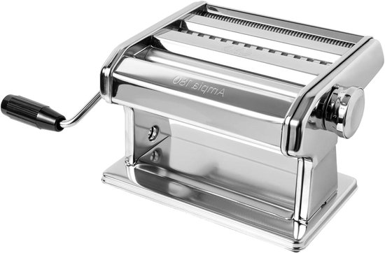 180C Ampia Compact Pasta Machine - Steel Grey van Marcato