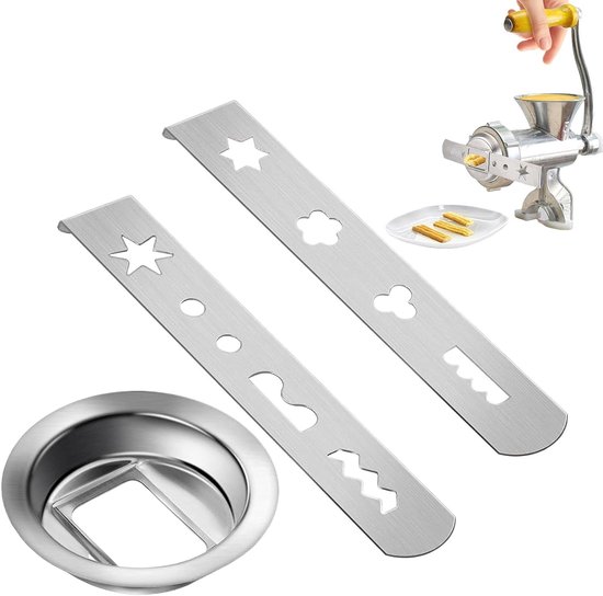 2-delige spuitmond set voor gebak, roestvrijstalen accessoires voor koekjes en taarten, geschikt voor MUM4/MUM5 keukenmachines