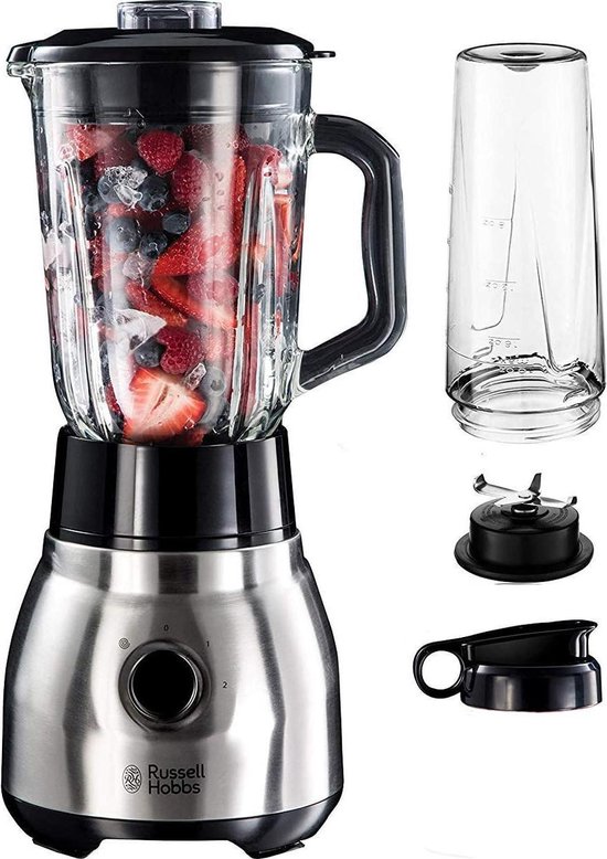 2-in-1 Blender, 1,5L, 600W, Roestvrij Staal [Energieklasse A+++] van Philips