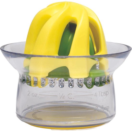 2-in-1 Citruspers, Handmatig, BPA Vrij, Kunststof - Chef'n - Juicester Jr.™ van Merkloos