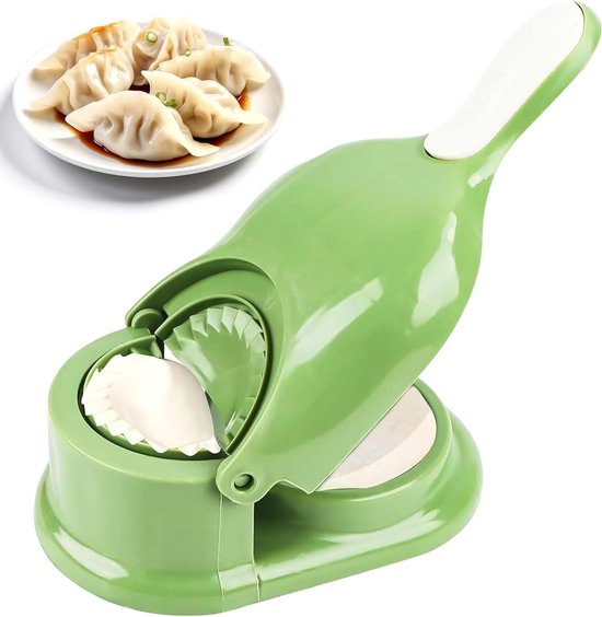 2 in 1 Dumpling Machine voor het Maken van Dumplings, Ideaal voor Keuken, Restaurant en School, Eenvoudig en Efficiënt Dumpling Mould Systeem