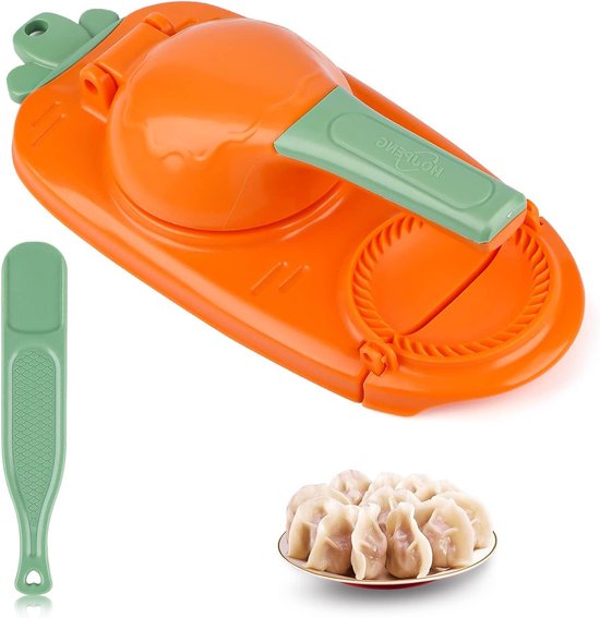 2 in 1 Dumpling Maker Mold Press Manual Dough Press Machine Ravioli Pasta Shape Bags Skin Molds