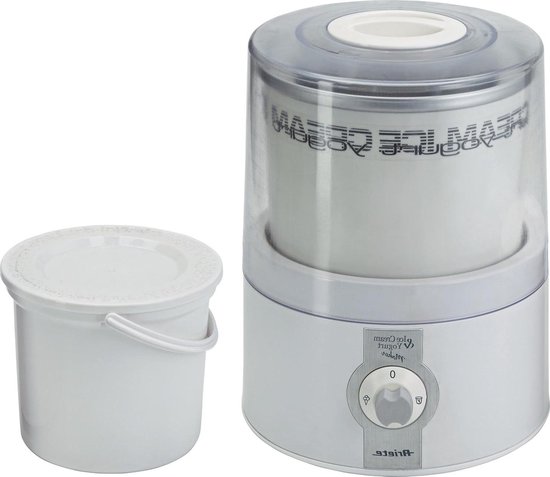 2-in-1 Ijs en Yoghurt Maker 635-35 W - Wit van Domo