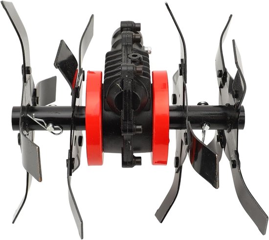 2-in-1 Tuinwieder en Losser - Elektrische Cultivator met 28 mm Wielen en 9 Tanden voor Efficiënt Grondbewerking en Onkruidverwijdering