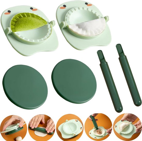 2 sets, voor pasta, ergonomische handmatige dumplingvorm, Chinese vorm
