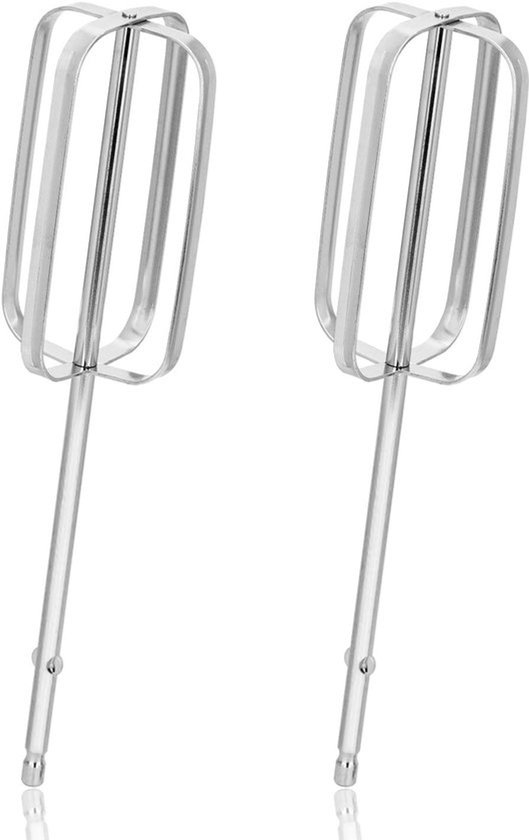 2 St Handmixer Kloppers Opzetstukken, Roestvrij Staal Vervangende Kloppers Elektrische Mixeronderdelen Voor 62682RZ 62692 62695V 64699 (4 Stokjes) van Merkloos