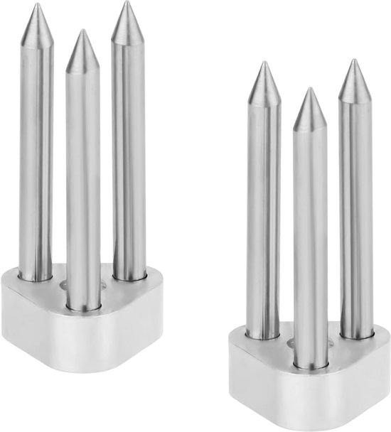 2 St. Vervangingsvorken voor Appelschiller Roestvrij Staal Keukengerei van Merkloos