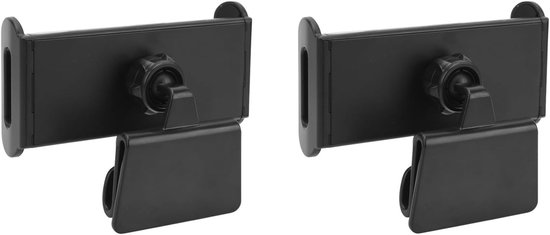 2 Stuks Auto Hoofdsteun Telefoonhouder en Tablet Steun - 360° Rotatable, Geschikt voor Achterbank en Universele Compatibiliteit van Merkloos