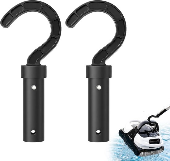 2 stuks berghaken voor telescoopstang, zwembadaccessoires om uit het water te halen, geschikt voor zwembadreiniger, voor zwembad en opbouwzwembad (2 haken)