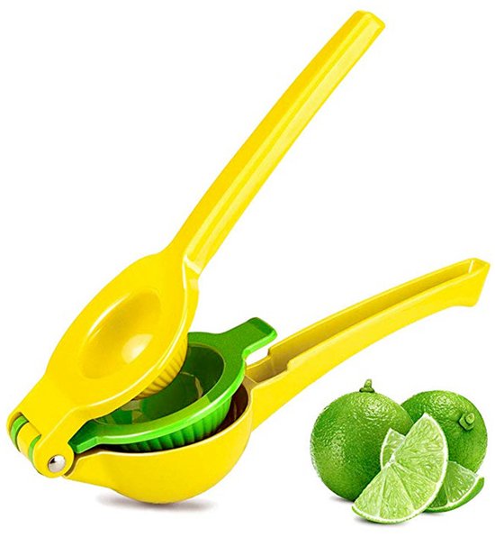 2 stuks-Citroenpers | Limoenpers - citruspers - Handmatige Citroenpers - Lemon squeezer - Citrusknijper - Fruitpers - Sinaasappelpers van Merkloos