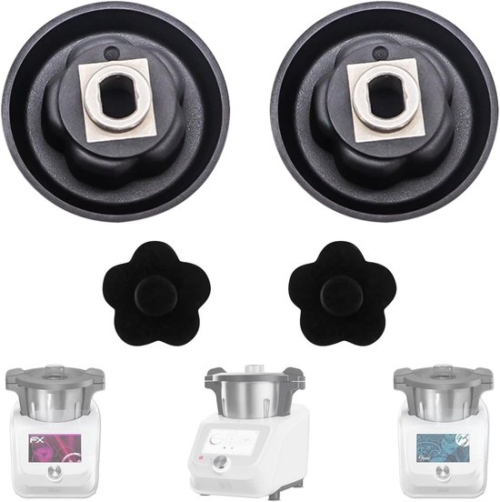 2 stuks koppeling voor keukenmachine, vervangingsonderdelen voor aandrijving, compatibel met Monsieur Cuisine Smart MCC MCS