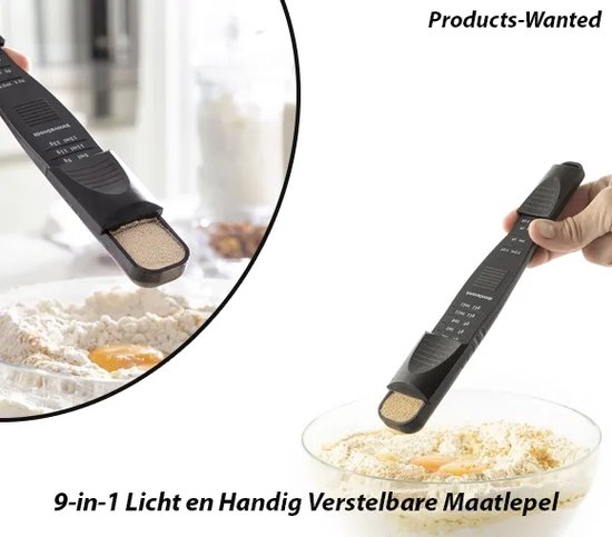 2-Stuks Licht en Handig Verstelbare Maatlepel (9-in-1) van Joseph Joseph