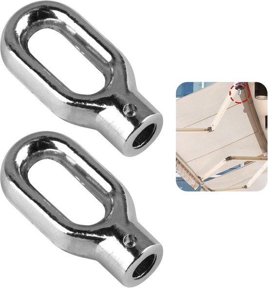 2 stuks lieruitgangsring, handmatige lier voor rolgordijn, rolbanner, hefring van robuuste aluminiumlegering, elegant design voor buitenshuis, hefmachine voor luifel
