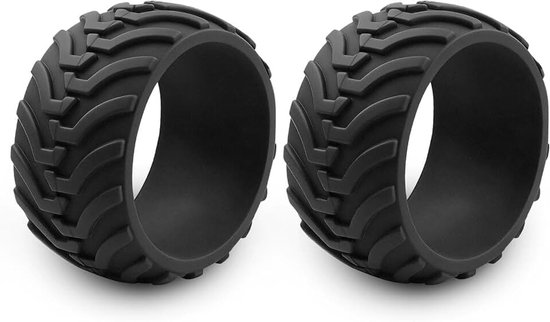 2 stuks Radschutz XL Traktieverbetering voor Worx Landroid voorwiel met robuust profiel Tuning Radschutz XL compatibel met de wielmodellen M500 M700 S300 M1000