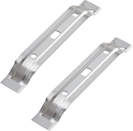2 stuks reservemessen voor grasmaaiers, 20 cm, zilver, roestvrij staal, duurzaam en roestvrij, compatibel met Stihl robotmaaier iMOW RMI 422 422P 422PC RMI 522 Viking MI 422