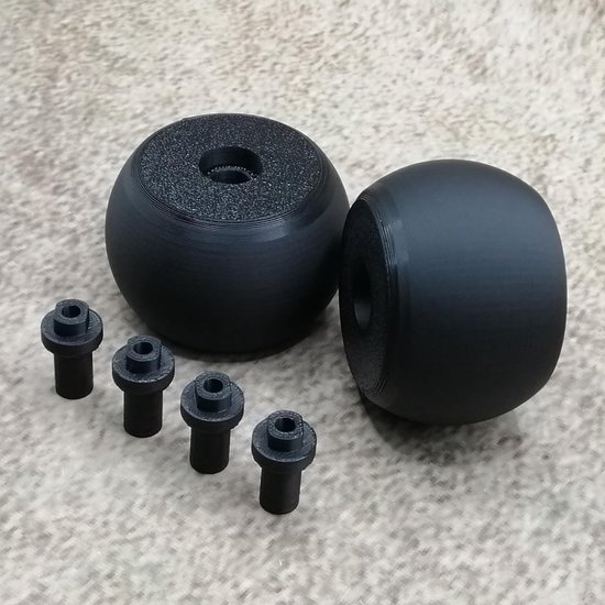 2 stuks reservevoorwiel met 4 stuks assen compatibel met Bosch Indego