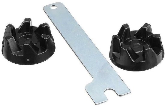 2 stuks rubberen koppelingsstukken voor KitchenAid blender met verwijderingsgereedschap 9704230 van Merkloos