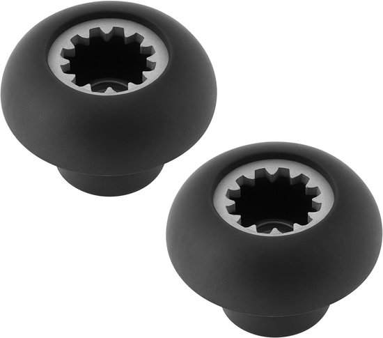2 Stuks RVS Blender Aandrijfbasis voor Mixers - 2x2.8cm Tandwiel Koppeling Onderdelen voor Smoothie en Sojamelk Machines