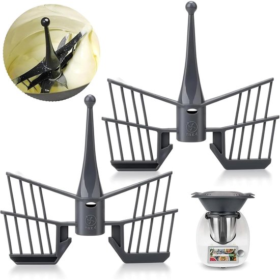 2 Stuks Schmetterling Rühraufsatz voor Thermomix TM5 TM6 TM31