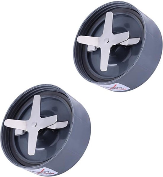 2 stuks - Vervangende sapcentrifuge, roestvrijstalen lemmetbasis, sapcentrifuge, accessoire geschikt voor 600/900W NutriBullet Mixer (900W) van Yuccer