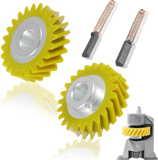 2 stuks vervangende wormwiel voor mixer, geschikt voor W10112253, nylon materiaal, duurzame onderdelen