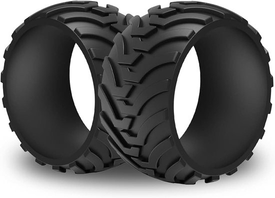 2 stuks wielbescherming XL Traktieverbetering voor Worx Landroid voorwiel robuust profiel Tuning voor wielmodellen S300 M500 M700 L800 L1000 wielbescherming XL voor Worx Landroid accessoires