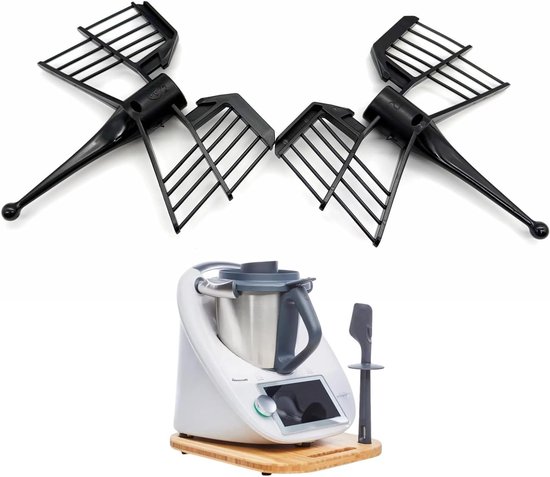 2 x Butterfly Kloppers voor TM5 TM6 TM31 – Hoogwaardige Food Processor Garde van Voedselveilig ABS Plastic, Perfect voor Eiwitten, Room en Meer van Merkloos