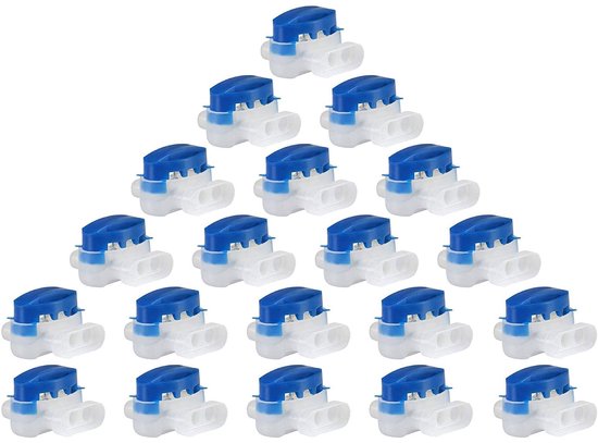 20 stuks kabelconnector elektrische draad waterdichte connectoren voor robotmaaiers, irrigatietoepassingen