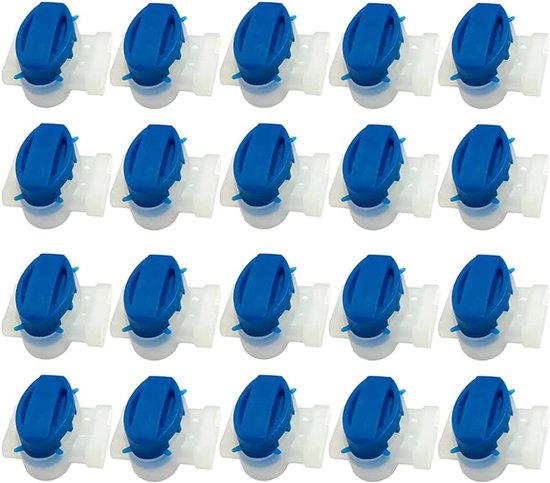 20 stuks kabelverbinders voor robotmaaier, waterdicht, begrenzingskabel connector voor grasmaaierkabel, betrouwbare klemmen voor grasmaaier, kabelconnector voor tuin